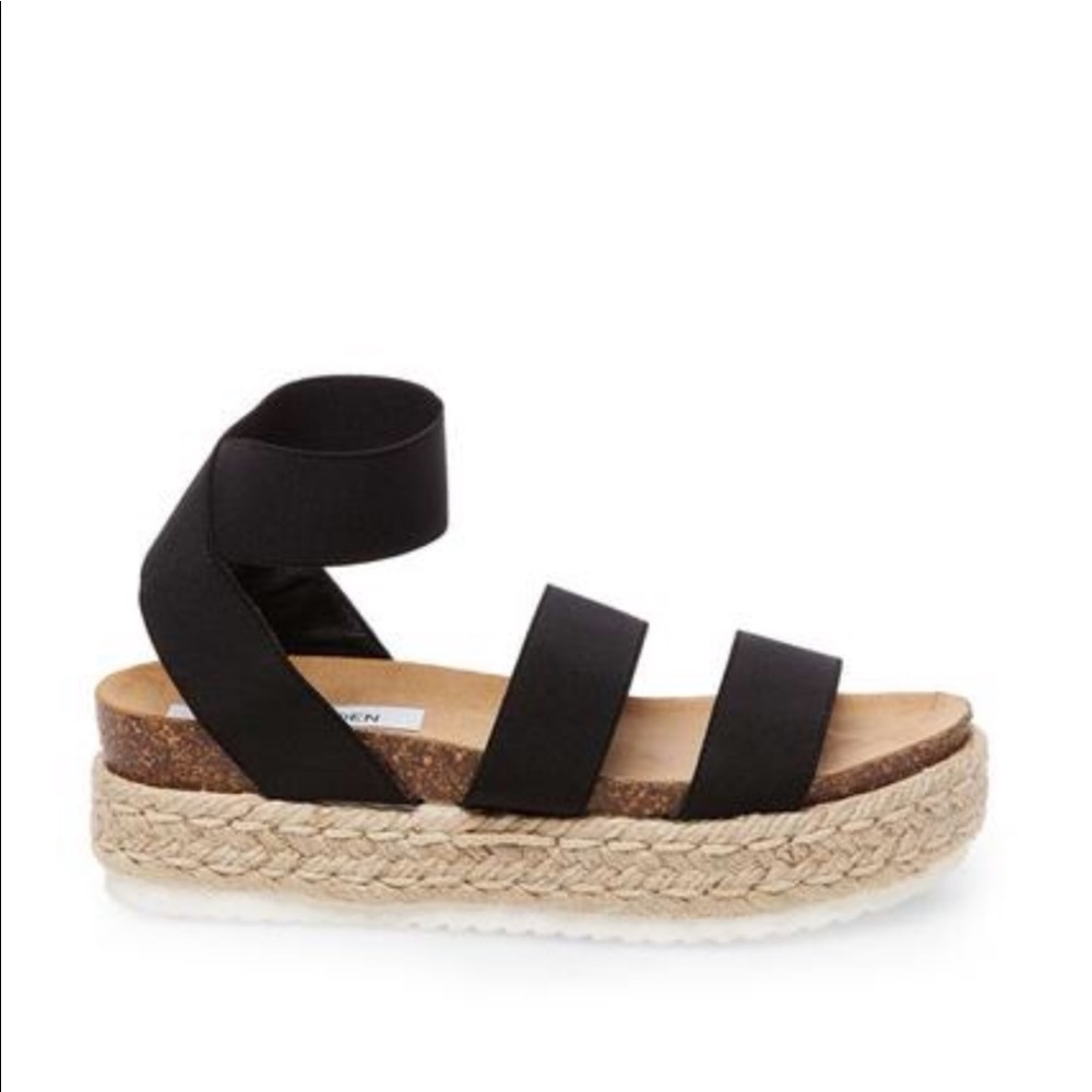 Steve Madden Kimmie Black Sandals